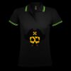 SOL'S Ladies Pasadena Tipped Cotton Piqué Polo Shirt Thumbnail