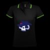 SOL'S Ladies Pasadena Tipped Cotton Piqué Polo Shirt Thumbnail