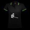 SOL'S Ladies Pasadena Tipped Cotton Piqué Polo Shirt Thumbnail