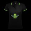 SOL'S Ladies Pasadena Tipped Cotton Piqué Polo Shirt Thumbnail