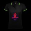 SOL'S Ladies Pasadena Tipped Cotton Piqué Polo Shirt Thumbnail