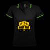 SOL'S Ladies Pasadena Tipped Cotton Piqué Polo Shirt Thumbnail