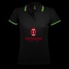 SOL'S Ladies Pasadena Tipped Cotton Piqué Polo Shirt Thumbnail