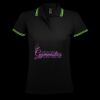 SOL'S Ladies Pasadena Tipped Cotton Piqué Polo Shirt Thumbnail