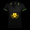 SOL'S Ladies Pasadena Tipped Cotton Piqué Polo Shirt Thumbnail