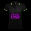 SOL'S Ladies Pasadena Tipped Cotton Piqué Polo Shirt Thumbnail