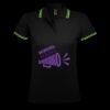 SOL'S Ladies Pasadena Tipped Cotton Piqué Polo Shirt Thumbnail