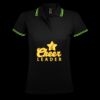 SOL'S Ladies Pasadena Tipped Cotton Piqué Polo Shirt Thumbnail