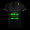 SOL'S Ladies Pasadena Tipped Cotton Piqué Polo Shirt Thumbnail