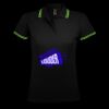 SOL'S Ladies Pasadena Tipped Cotton Piqué Polo Shirt Thumbnail