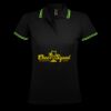 SOL'S Ladies Pasadena Tipped Cotton Piqué Polo Shirt Thumbnail