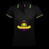 SOL'S Ladies Pasadena Tipped Cotton Piqué Polo Shirt Thumbnail