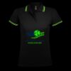 SOL'S Ladies Pasadena Tipped Cotton Piqué Polo Shirt Thumbnail