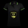 SOL'S Ladies Pasadena Tipped Cotton Piqué Polo Shirt Thumbnail