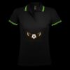 SOL'S Ladies Pasadena Tipped Cotton Piqué Polo Shirt Thumbnail