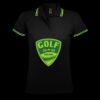 SOL'S Ladies Pasadena Tipped Cotton Piqué Polo Shirt Thumbnail