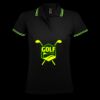 SOL'S Ladies Pasadena Tipped Cotton Piqué Polo Shirt Thumbnail