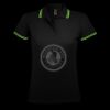 SOL'S Ladies Pasadena Tipped Cotton Piqué Polo Shirt Thumbnail