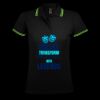 SOL'S Ladies Pasadena Tipped Cotton Piqué Polo Shirt Thumbnail
