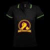 SOL'S Ladies Pasadena Tipped Cotton Piqué Polo Shirt Thumbnail