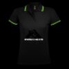 SOL'S Ladies Pasadena Tipped Cotton Piqué Polo Shirt Thumbnail