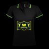 SOL'S Ladies Pasadena Tipped Cotton Piqué Polo Shirt Thumbnail