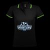 SOL'S Ladies Pasadena Tipped Cotton Piqué Polo Shirt Thumbnail