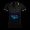 SOL'S Ladies Pasadena Tipped Cotton Piqué Polo Shirt Thumbnail