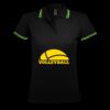 SOL'S Ladies Pasadena Tipped Cotton Piqué Polo Shirt Thumbnail