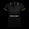 SOL'S Ladies Pasadena Tipped Cotton Piqué Polo Shirt Thumbnail