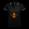 SOL'S Ladies Pasadena Tipped Cotton Piqué Polo Shirt Thumbnail