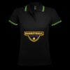SOL'S Ladies Pasadena Tipped Cotton Piqué Polo Shirt Thumbnail
