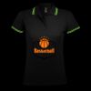 SOL'S Ladies Pasadena Tipped Cotton Piqué Polo Shirt Thumbnail