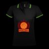 SOL'S Ladies Pasadena Tipped Cotton Piqué Polo Shirt Thumbnail