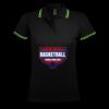SOL'S Ladies Pasadena Tipped Cotton Piqué Polo Shirt Thumbnail