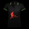 SOL'S Ladies Pasadena Tipped Cotton Piqué Polo Shirt Thumbnail