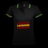 SOL'S Ladies Pasadena Tipped Cotton Piqué Polo Shirt Thumbnail