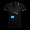 SOL'S Ladies Pasadena Tipped Cotton Piqué Polo Shirt Thumbnail