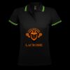 SOL'S Ladies Pasadena Tipped Cotton Piqué Polo Shirt Thumbnail
