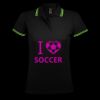 SOL'S Ladies Pasadena Tipped Cotton Piqué Polo Shirt Thumbnail