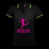 SOL'S Ladies Pasadena Tipped Cotton Piqué Polo Shirt Thumbnail