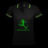 SOL'S Ladies Pasadena Tipped Cotton Piqué Polo Shirt Thumbnail