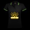 SOL'S Ladies Pasadena Tipped Cotton Piqué Polo Shirt Thumbnail