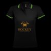 SOL'S Ladies Pasadena Tipped Cotton Piqué Polo Shirt Thumbnail