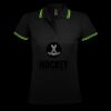 SOL'S Ladies Pasadena Tipped Cotton Piqué Polo Shirt Thumbnail