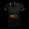 SOL'S Ladies Pasadena Tipped Cotton Piqué Polo Shirt Thumbnail