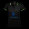 SOL'S Ladies Pasadena Tipped Cotton Piqué Polo Shirt Thumbnail
