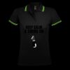 SOL'S Ladies Pasadena Tipped Cotton Piqué Polo Shirt Thumbnail