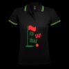 SOL'S Ladies Pasadena Tipped Cotton Piqué Polo Shirt Thumbnail