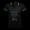SOL'S Ladies Pasadena Tipped Cotton Piqué Polo Shirt Thumbnail